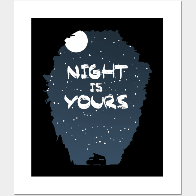 Night Is Yours Wall Art by Aguvagu